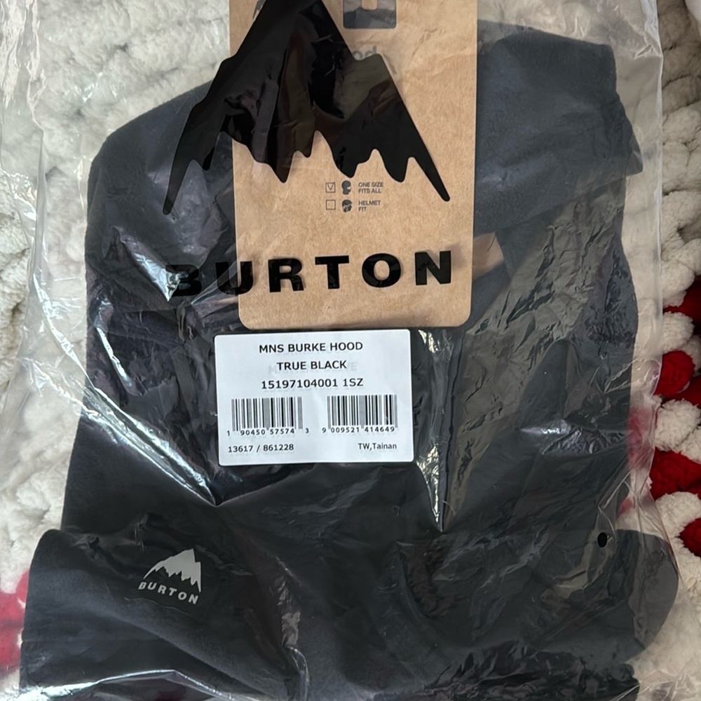 BURTON, Face Layer, Men’s Burke Hood, true black, Once Size